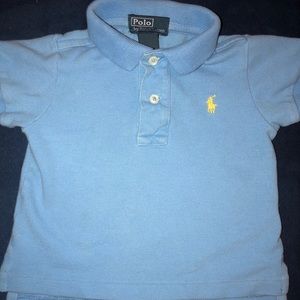 Baby blue polo